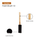 Vermeer Foam Paint Brushes - 48-Count - 1" Disposable Poly Foam Brushes for All Paints, Stains, Varnish & Glue - Home Improvement - Crafts & Hobbies-3