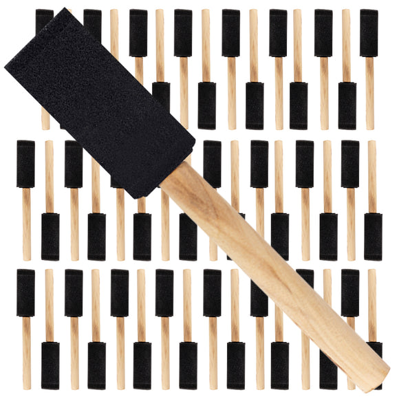 1 Inch Wooden Handle Poly Foam Brush