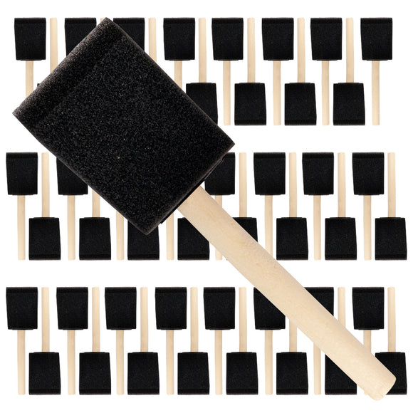 2 Inch Wooden Handle Poly Foam Brush