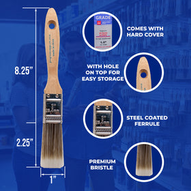 1 Inch Flat Sash Paint Brush