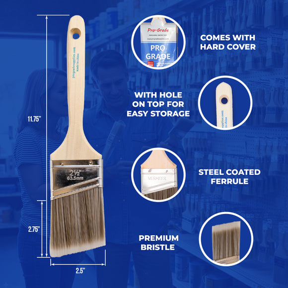 2.5 Inch Angle Sash Paint Brush