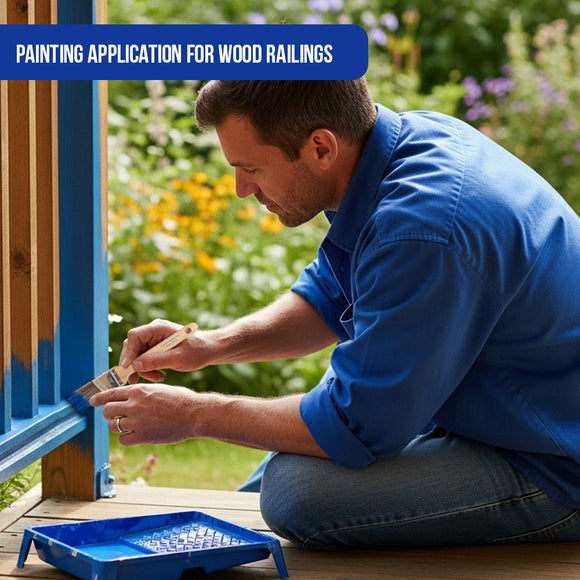 ProGrade Premium Mixed Angle Paint Brush Set, 4 Piece, Hard Cover