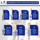 ProGrade Premium Mixed Angle Paint Brush Set, 4 Piece, Hard Cover-8