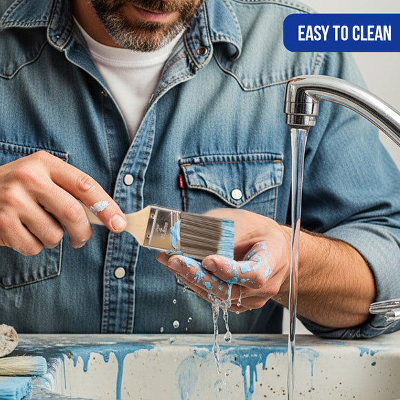 ProGrade Premium Mixed Angle Paint Brush Set, 4 Piece, Hard Cover