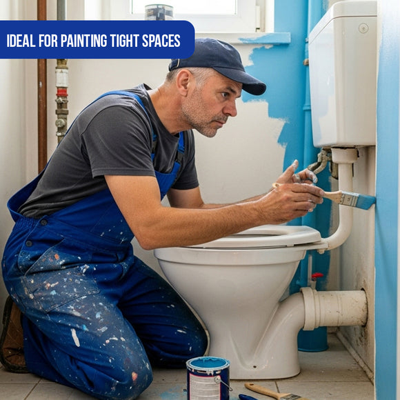 ProGrade Premium Mixed Angle Paint Brush Set, 4 Piece, Hard Cover