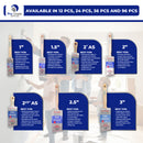 ProGrade Premium Angle Brush Set, 5 Piece, Hard Cover, 1" to 3" Sizes-8