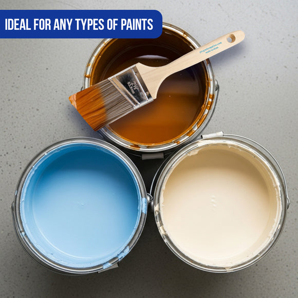 ProGrade Premium Mixed Angle Paint Brush Set, 6 Piece, Hard Cover