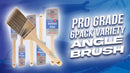 ProGrade Premium Mixed Angle Paint Brush Set, 6 Piece, Hard Cover-2
