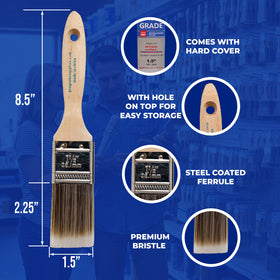 1.5 Inch Flat Sash Paint Brush