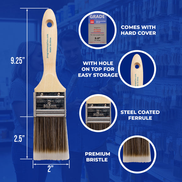 2 Inch Flat Sash Paint Brush