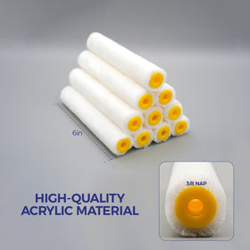 6" x 1/4" Acrylic Paint Roller Cover - 0