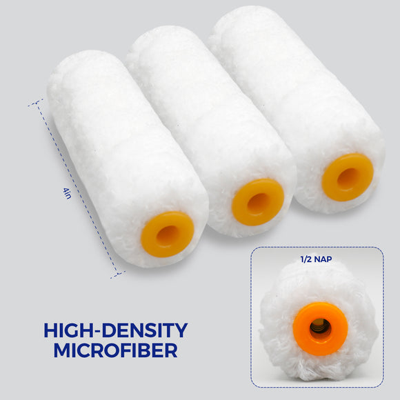 4" x 1/2" Mini Paint Roller Cover