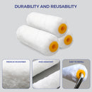 4" x 1/2" Mini Paint Roller Cover-2
