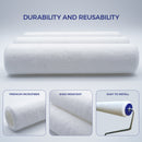 9" x 1/4" Microfiber Paint Roller Cover-4