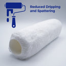 9" x 3/4" Microfiber Paint Roller Cover-3