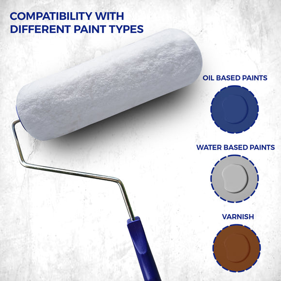 9" x 3/4" Microfiber Paint Roller Cover