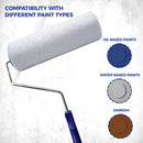 9" x 3/8" Microfiber Paint Roller Cover-5