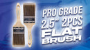 2.5 Inch Flat Sash Paint Brush-6