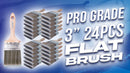 3 Inch Flat Sash Paint Brush-5