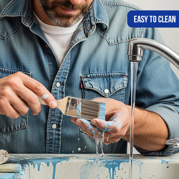 ProGrade Premium Mixed Angle Paint Brush Set, 6 Piece, Soft Cover