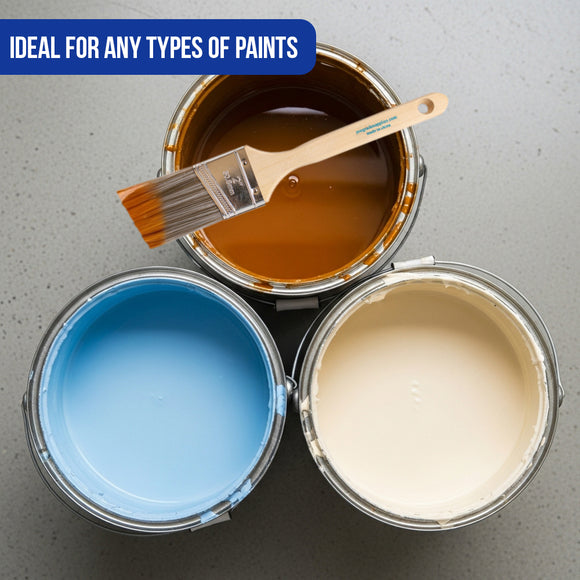 ProGrade Premium Mixed Angle Paint Brush Set, 6 Piece, Soft Cover