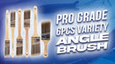 ProGrade Premium Mixed Angle Paint Brush Set, 6 Piece, Soft Cover-3
