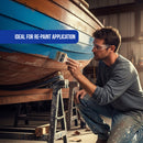 ProGrade Premium Mixed Paint Brush Set, 3 Piece, 2.5" Angle & 3" Flat, Soft Cover-5