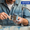 ProGrade Premium Mixed Paint Brush Set, 3 Piece, 3" Flat & 2.5" Angle, Soft Cover-7