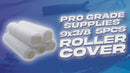 9" x 3/8" Microfiber Paint Roller Cover-8