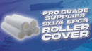 9" x 1/4" Microfiber Paint Roller Cover-2